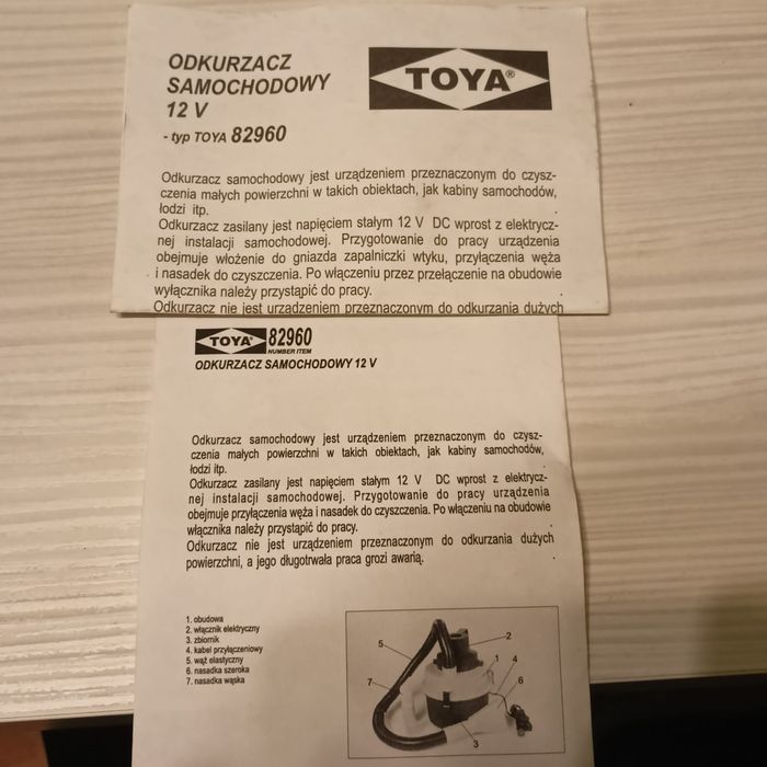 Odkurzacz samochodowy carnister vacuum x201
