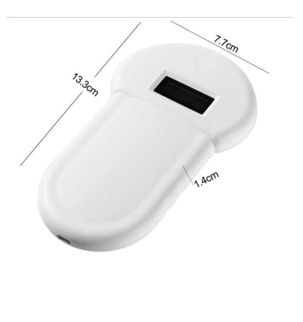 Leitor de microchips para animais - FDX-B/ ISO 11784/5