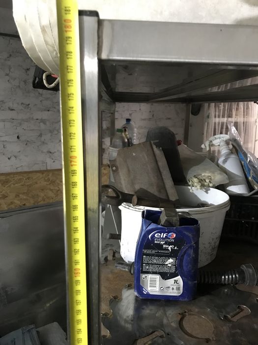 Стелаж з харчової нержавіючої сталі 1600*500*1800