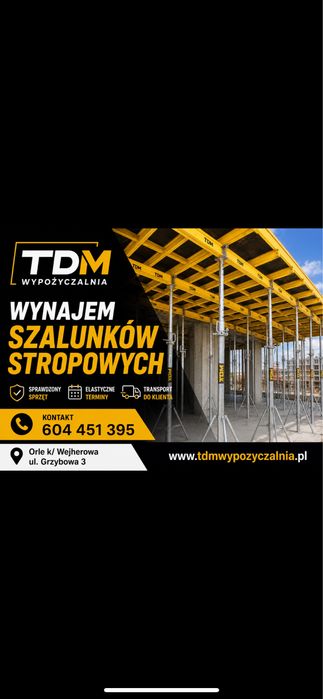 Szalunki Stropowe Wynajem Stemple Podpory Doka Blaty Sklejka Deskowanie