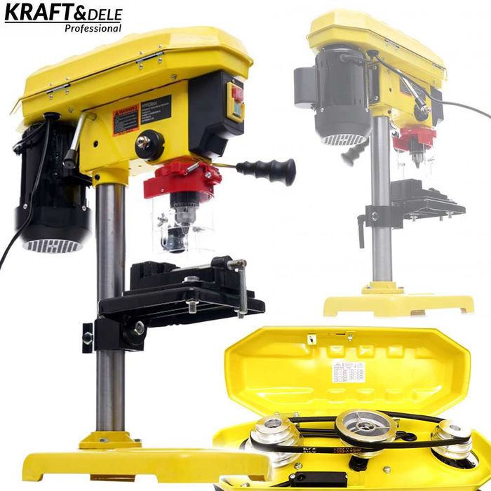 KRAFT&DELE Wiertarka Kolumnowa Słupowa 1850w 230v/50hz + Imadło KD501
