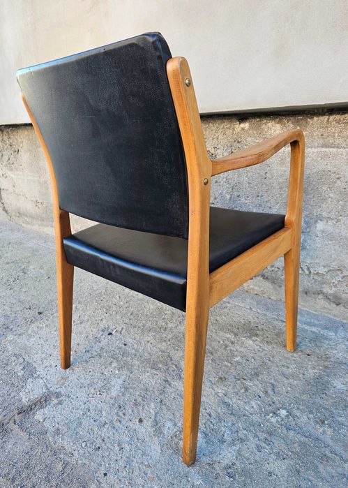 Fotel mid-century modern, duński design 50.-60. XX w, transport