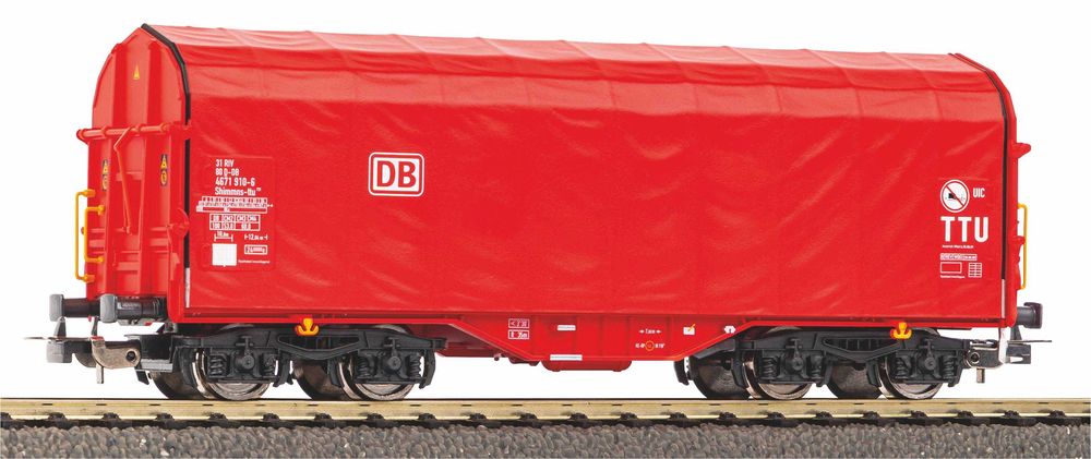 PIKO H0 (24611) - Wagon plandekowy Shimmns DB AG VI