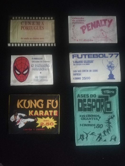 Carteiras fechadas de cromos