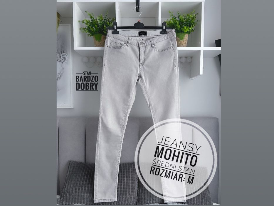 Spodnie jeansy Mohito rozm. M (38) stan bardzo dobry