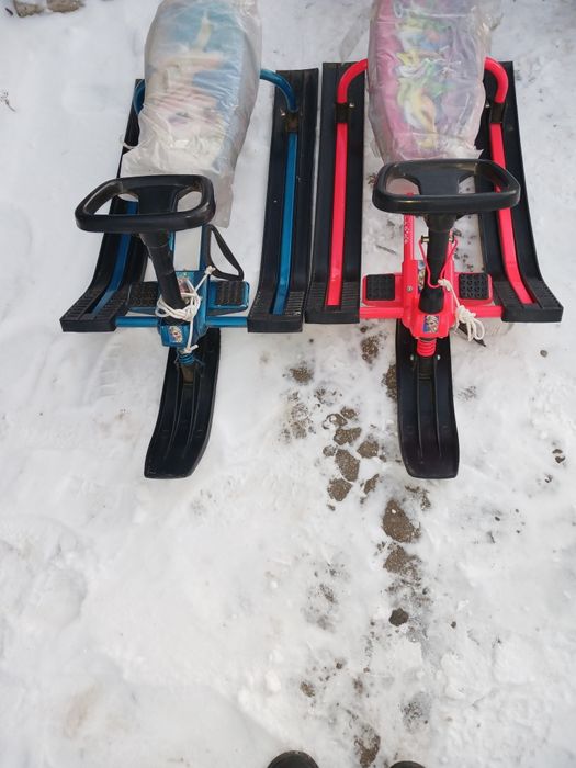 Тюбинг акция,санки,снегокат дитячі металеві