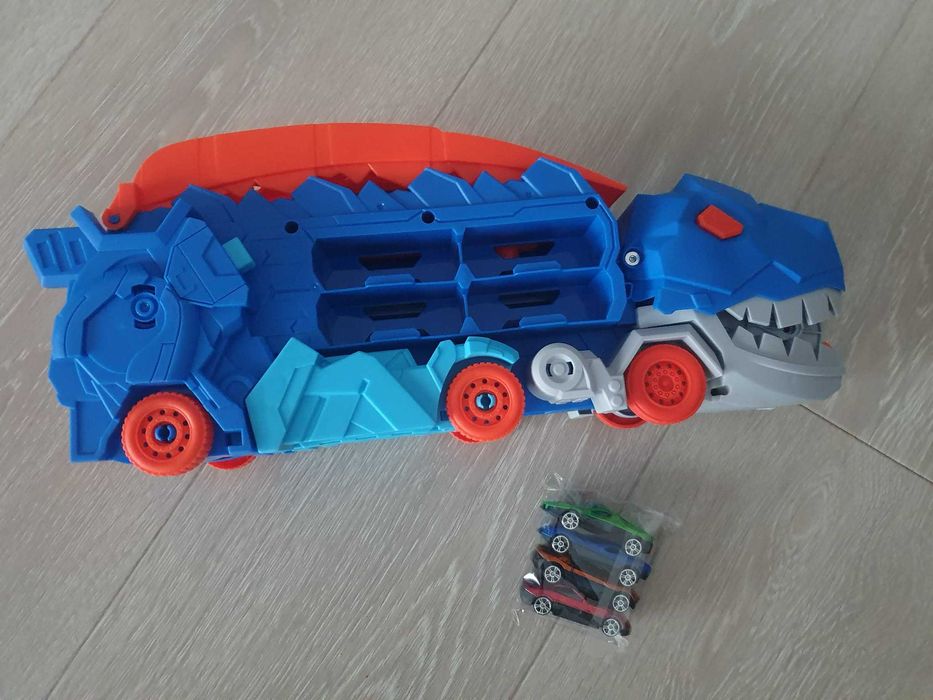 Dinozaur jak Hot wheels mega transporter nowy odbiór osobisty