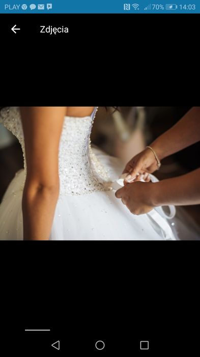 Suknia ślubna Mori Lee księżniczka