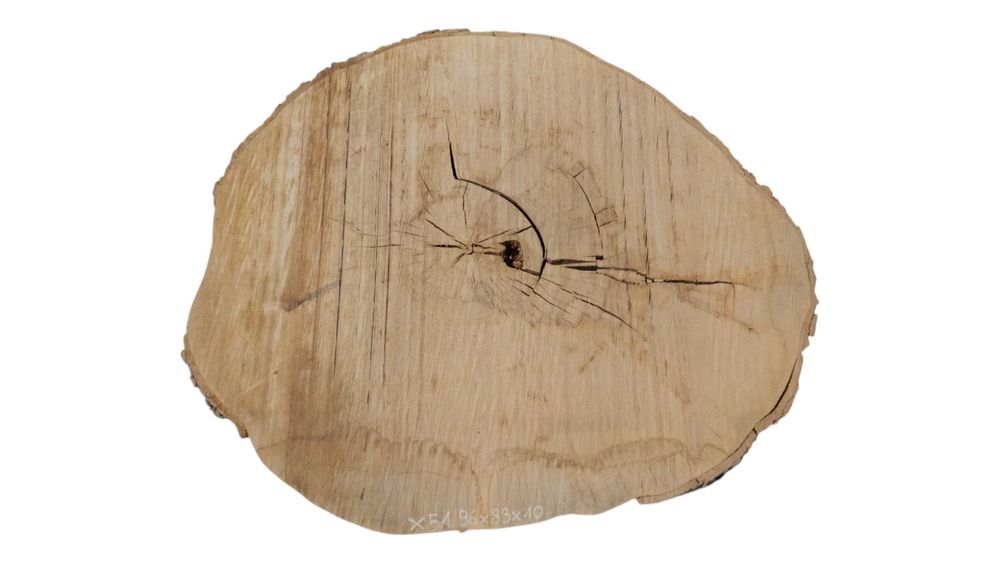 Duże Plastry Drewna Jawor 90cm+ Blat Drewniany Stół Obiadowy