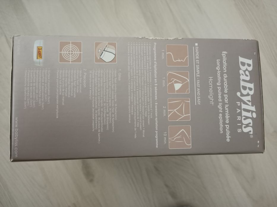Depilator laserowy BABYLISS NOWY