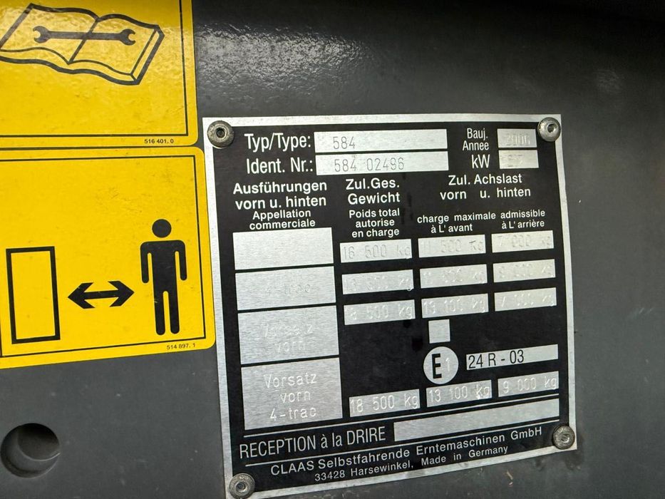 CLAAS Lexion 540 2006 р.в.+жатка V 750 зернозбиральний комбайн