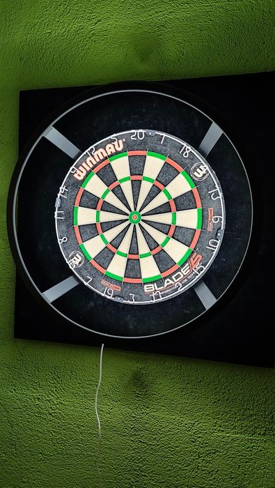 Kompletne Oświetlenie LED ring do darta winmau redragon target dart