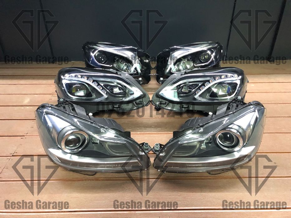 Фара фари Mercedes мерседес w117w213w222w447w156w166 fullled xenon lci