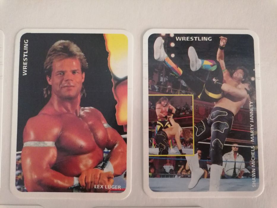 Conjunto de 12 calendários do Wrestling do ano de 1994