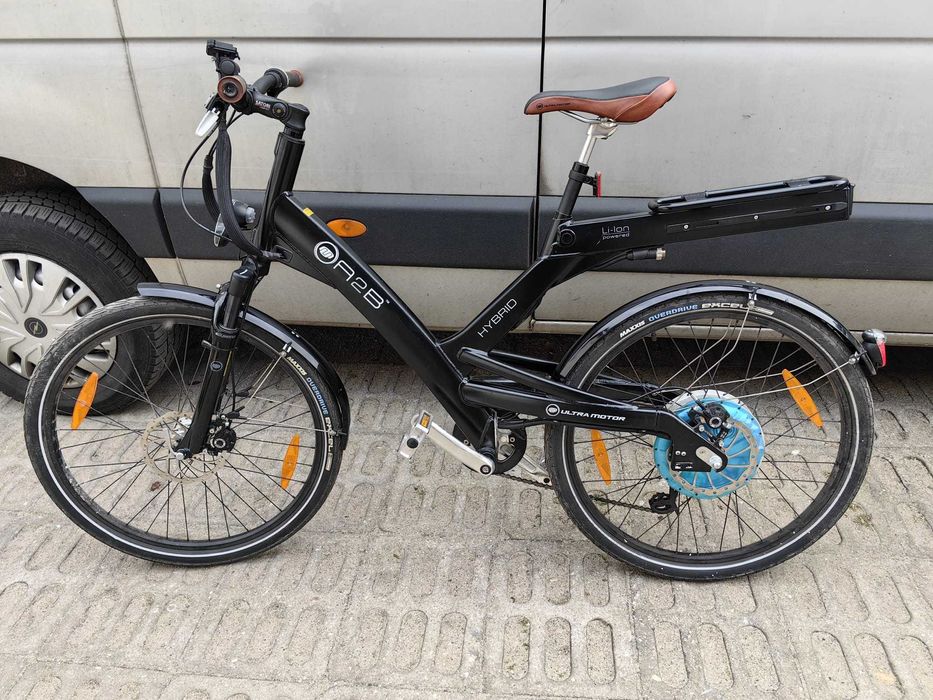 Rower elektryczny miejski 26 cali ebike e bike 250W NOWY uber wolt biały czarny czytaj opis męski damski  hamulce tarczowe