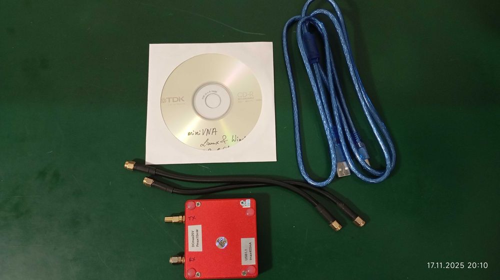 MiniVNA Tiny VNA 1MHz-3GHz na USB