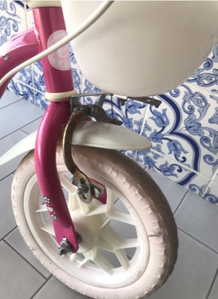 Bicicleta menina criança HELLO MYMY pneu maciço
