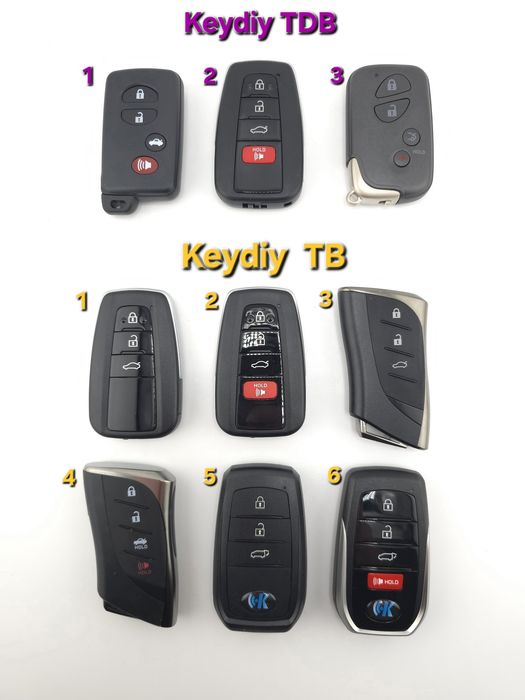Універсальні ключі Keydiy KD