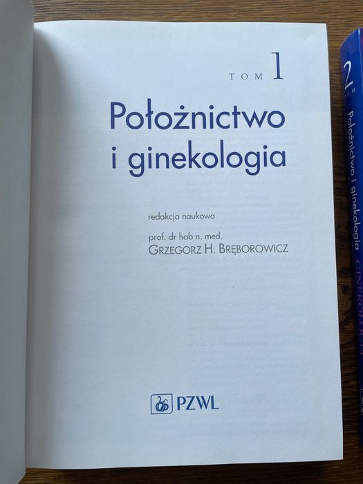 Położnictwo i ginekologia – Bręborowicz – TOM 1 i 2 – stan idealny