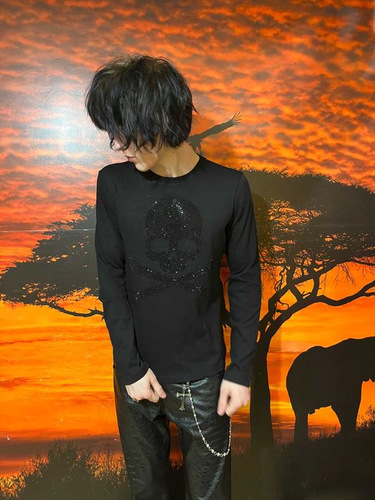 На руках! | DETW Rhinestone Skull Crew Neck Long Sleeve | Идеальное Качество!