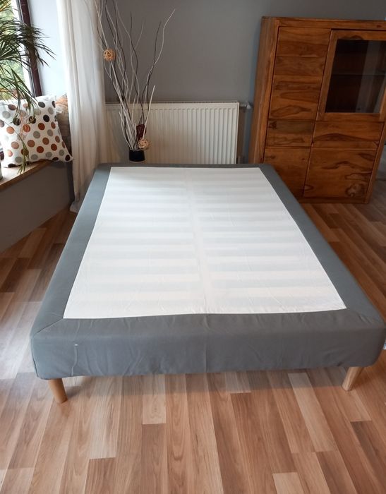 Nowe -40% Ceny łóżko kontynentalne LYNGÖR + materac VALEVAG Ikea spręż