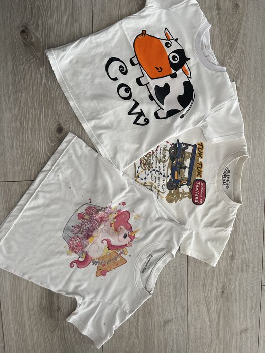 T-shirty dla dziewczynki 4 szt