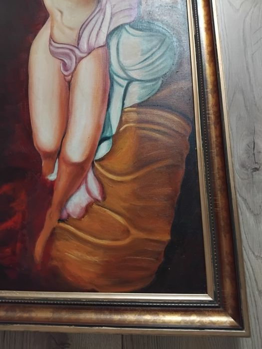 Obraz olejny na płótnie, 60cm x105cm