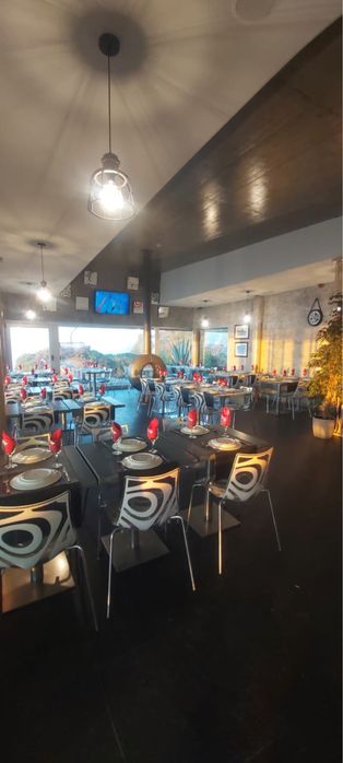 Restaurante em plena praia