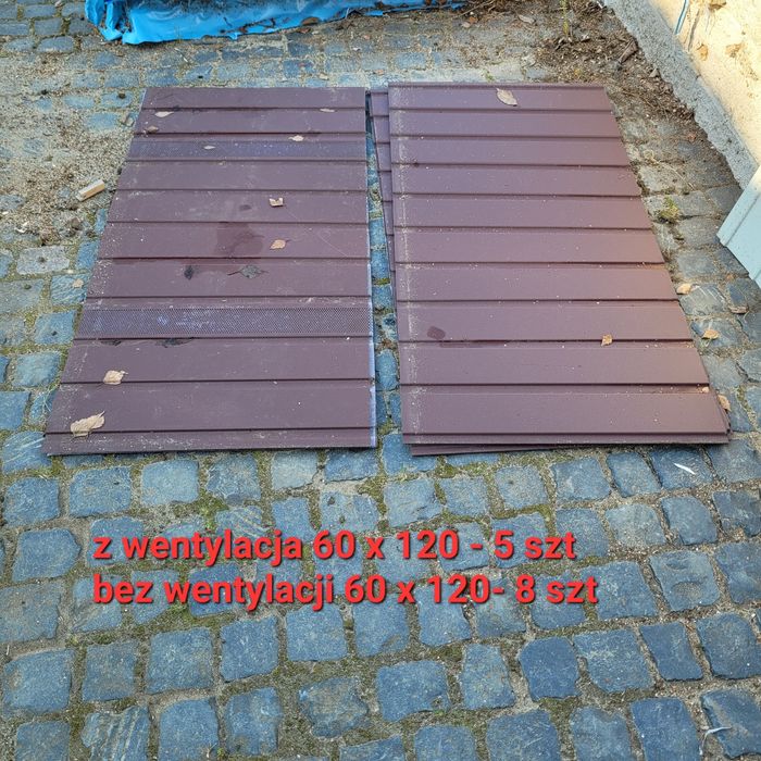 Blacha arkusz, Podbitka stalowa Pruszyński orzech, TP - 7, podsufitka