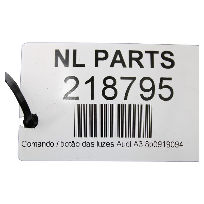 Comando / botão das luzes Audi A3 8P 8P0919094 (2003-2012)
