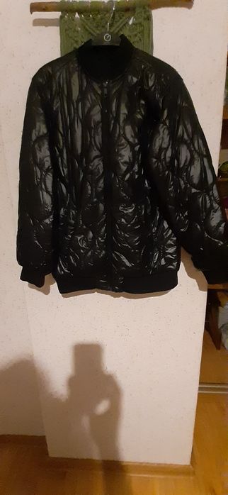 Kurtka czarna bomberka H&M