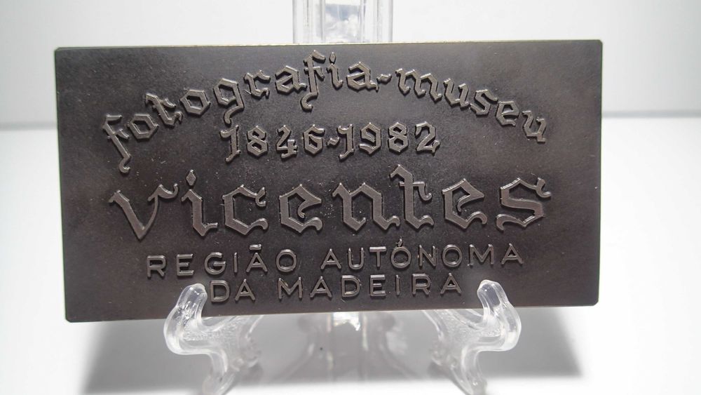 Placa em Bronze Familia Vicente