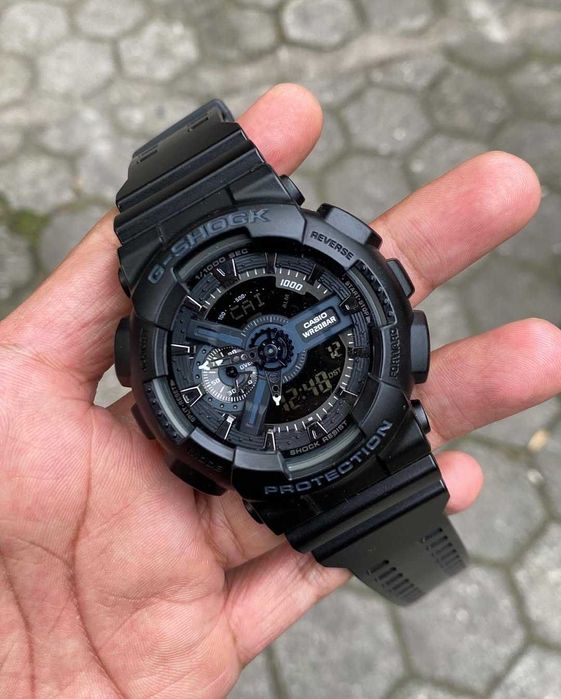 Чоловічий годинник Casio G-Shock GA - 110-1B Оригінальний. Ідеал стан!