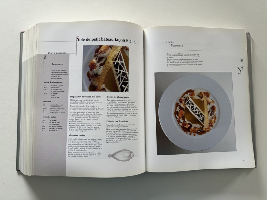 Grand livre de cuisine d'Alain Ducasse