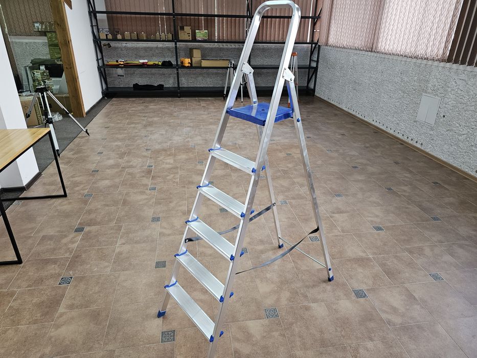 Стремянка до 200кг на 6 ступеней Алюминиевая Качественная Украина