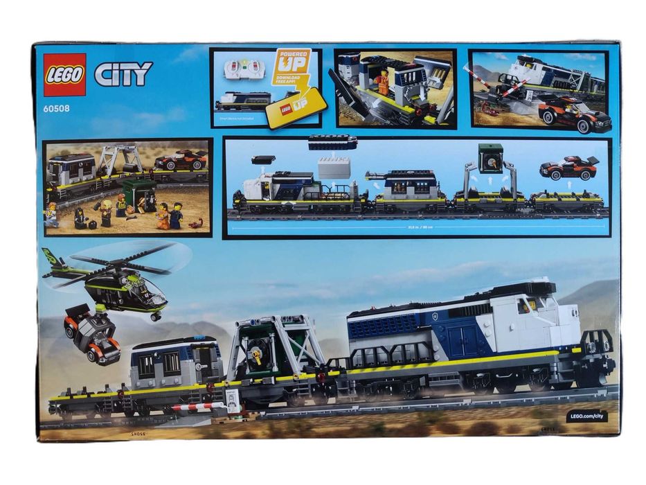 NOWY zestaw LEGO CITY 60508 Napad na policyjny pociąg