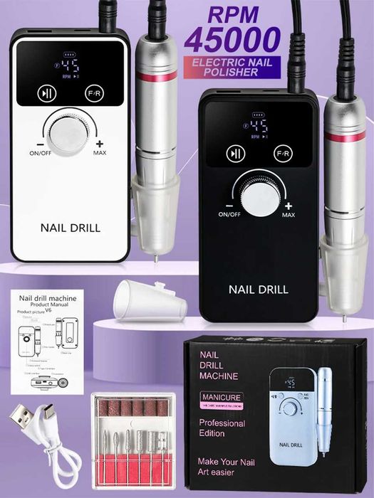 broca  portatil  45mil rpm nova