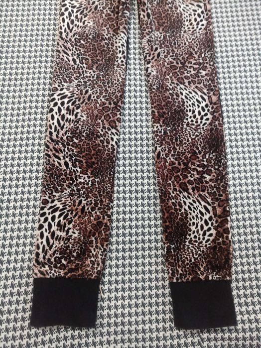 Лосины, Леггинсы леопардовые для девочки