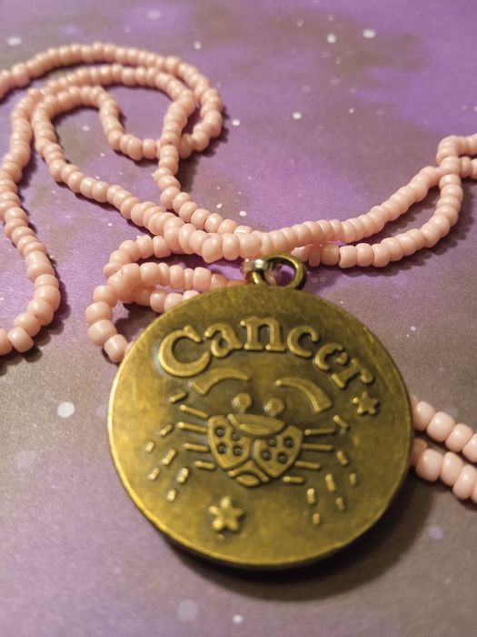 Naszyjnik Znak zodiaku RAK hand made