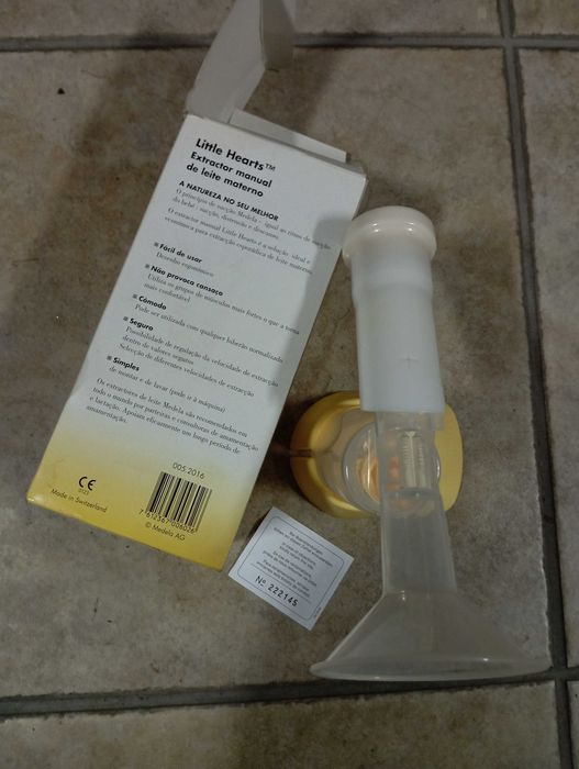 Bomba manual para tirar leite