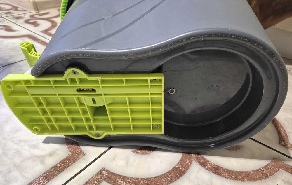 Комплект швабра и большое ведро с механическим отжимом (высота 32 см)