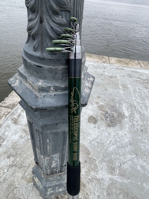 Cana pesca 4.2m telescópica Solaris NOVA(nunca usada - feita na Coreia