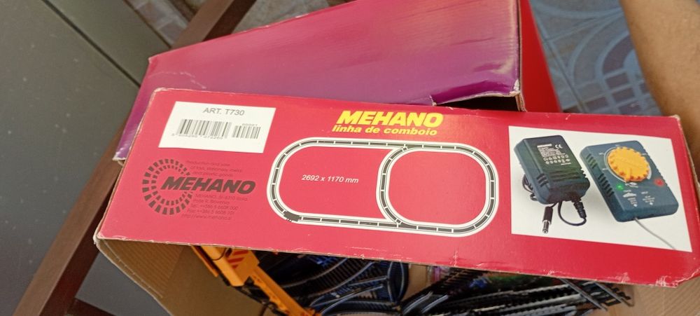 Comboio com pista mehano