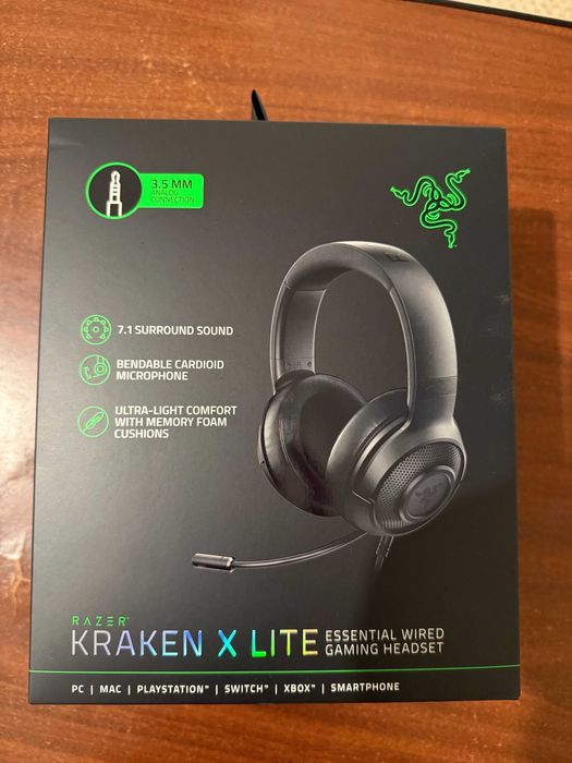 Ігрова гарнітура Razer Kraken X Lite (Навушники)