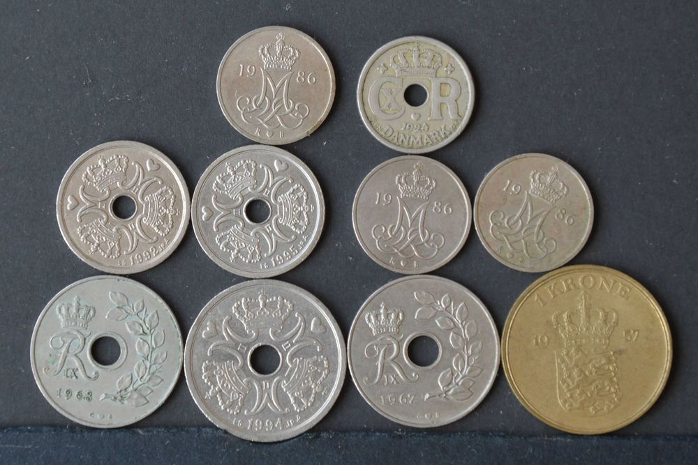 Dinamarca lote com 10 moedas - olx X10168