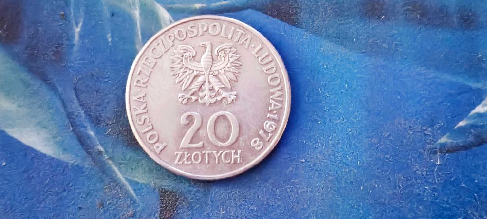 Monety PRL-20 zł złotych 1978 M. Konopnicka