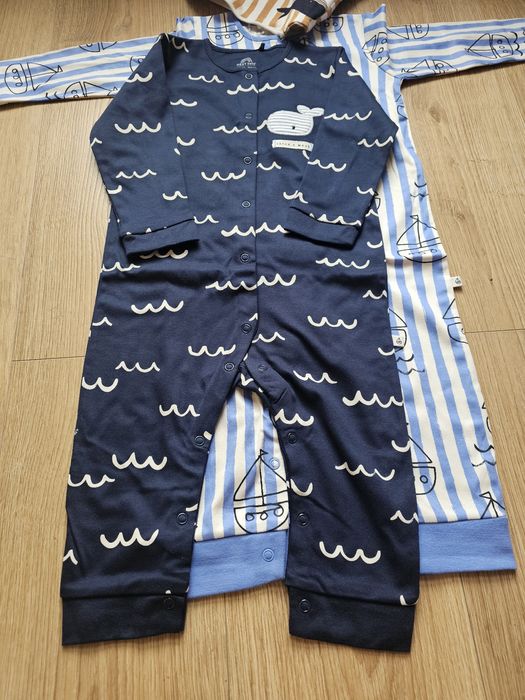 Zestaw pajacyków chłopięcych  3-pak Next  rozmiar 86 cm