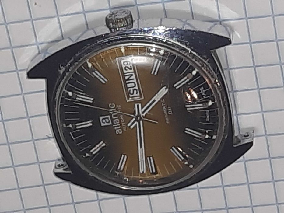 Шикарний швейцарський чоловічий годинник Atlantic Automatic