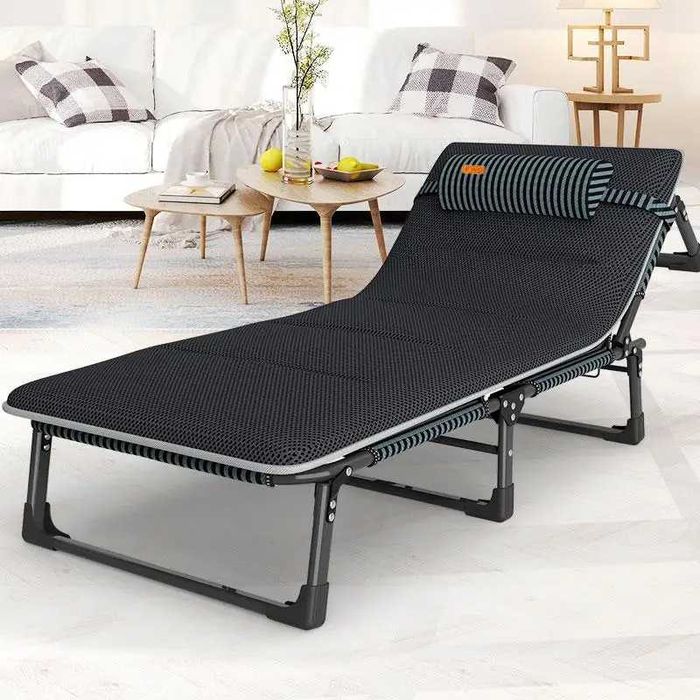 Розкладне ліжко шезлонг WCG FB-S02-PM + матрац з сітки 3D Air-Mesh