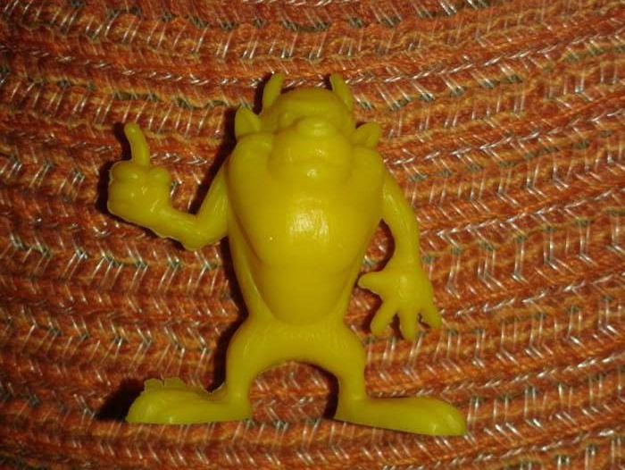 Boneco monocromático Tasmanian Devil - W.B.P. 1967